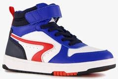 Blue Box hoge jongens sneakers blauw rood