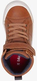 Blue Box hoge jongens sneakers cognac