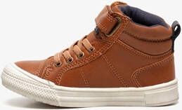 Blue Box hoge jongens sneakers cognac