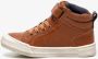 BLUE BOX hoge jongens sneakers cognac Uitneembare zool - Thumbnail 3