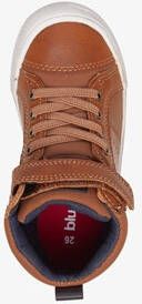 Blue Box hoge jongens sneakers cognac