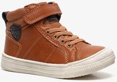 Blue Box hoge jongens sneakers cognac