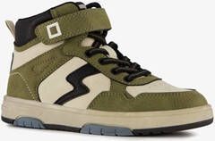 Blue Box hoge jongens sneakers groen beige