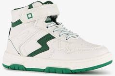 Blue Box hoge jongens sneakers wit groen