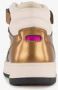 Blue Box hoge meisjes sneakers beige goud - Thumbnail 3