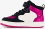 BLUE BOX hoge meisjes sneakers glitter zwart roze Uitneembare zool - Thumbnail 3