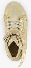 Blue Box hoge meisjes sneakers met lichtjes goud