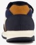 BLUE BOX jongens sneakers donkerblauw cognac Uitneembare zool - Thumbnail 3