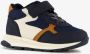 BLUE BOX jongens sneakers donkerblauw cognac Uitneembare zool - Thumbnail 5