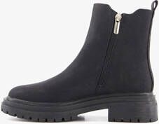 Blue Box lage dames chelsea boots zwart