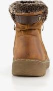 Blue Box lage gevoerde dames boots cognac