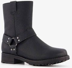 Blue Box meisjes biker boots zwart