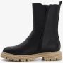 BLUE BOX meisjes Chelsea boots zwart beige Uitneembare zool - Thumbnail 2