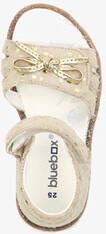 Blue Box meisjes sandalen met stippen goud