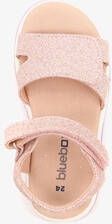 Blue Box meisjes sandalen roze met glitters