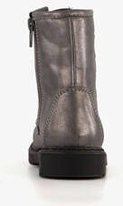 Blue Box meisjes veterboots met hartjes zilver