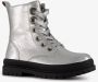 BLUE BOX meisjes veterboots zilver Uitneembare zool - Thumbnail 5