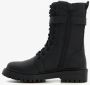 BLUE BOX meisjes veterboots zwart met gesp Uitneembare zool - Thumbnail 2