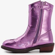 BLUE BOX meisjes cowboy western boots paars metallic - Foto 3