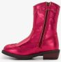 BLUE BOX meisjes cowboy western boots roze metallic - Thumbnail 2