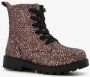 BLUE BOX metallic meisjes veterboots met stipjes Roze - Thumbnail 5