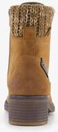 Blue Box veterboots cognac met gebreid detail