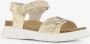 Braqeez leren meisjes sandalen luipaardprint beige - Thumbnail 4