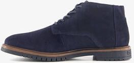 Bugatti hoge leren veterschoenen blauw