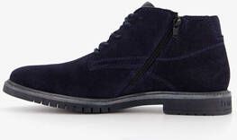 Bugatti hoge suede heren veterschoenen blauw