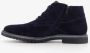 Bugatti hoge suede heren veterschoenen blauw Echt leer - Thumbnail 9