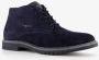 Bugatti hoge suede heren veterschoenen blauw Echt leer - Thumbnail 11