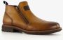 Bugatti leren herenschoenen cognac bruin Uitneembare zool - Thumbnail 5