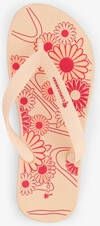 Copacabana kinder teenslippers met bloemenprint