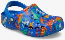 Crocs Baya Clog kinder klompen blauw dino