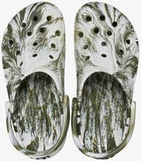 Crocs Baya heren klompen groen met print