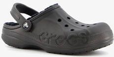 Crocs Baya Lined dames klompen gevoerd zwart