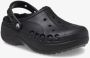 Crocs Baya Platform Lined dames klompen zwart - Thumbnail 4