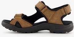 ECCO Onroads leren heren wandelsandalen bruin