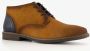 Emilio Salvatini heren veterschoenen cognac - Thumbnail 5