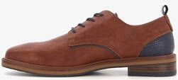 Emilio Salvatini heren veterschoenen cognac bruin