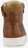 Groot gevoerde leren jongens veterboots cognac