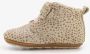 Groot leren babyschoenen beige met stippenprint Uitneembare zool In cadeauverpakking - Thumbnail 3