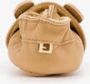 Groot leren babyschoenen met berensnuitje Cognac In cadeauverpakking - Thumbnail 3