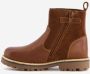 Groot leren jongens Chelsea boots cognac bruin - Thumbnail 4