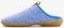 Hush Puppies wollen dames pantoffels blauw Sloffen Uitneembare zool - Thumbnail 2