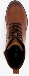 Hush Puppies leren dames veterboots cognac