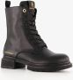 Hush Puppies dames veterboots zwart Uitneembare zool - Thumbnail 5