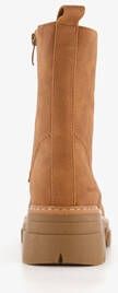 Hush Puppies gevoerde dames veterboots cognac