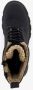 Hush Puppies gevoerde dames veterboots zwart - Thumbnail 3