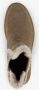 Hush Puppies gevoerde suede dames boots taupe Bruin Echt leer - Thumbnail 4